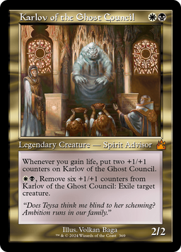 Karlov of the Ghost Council (Retro Frame) (RVR-369) - Ravnica Remastered Foil