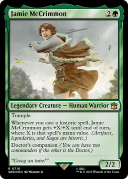 Jamie McCrimmon (Surge Foil) (WHO-710) - Doctor Who Foil