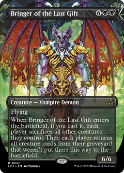 Bringer of the Last Gift (Borderless) (LCI-337) - The Lost Caverns of Ixalan Foil