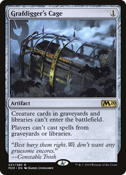 Grafdigger's Cage (M20-227) - Core Set 2020 Foil