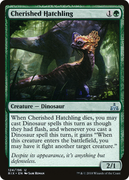 Cherished Hatchling (RIX-124) - Rivals of Ixalan