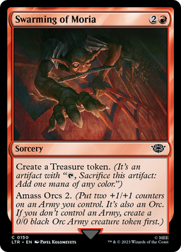 Swarming of Moria (LTR-150) - The Lord of the Rings: Tales of Middle-earth Foil