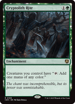 Cryptolith Rite (INR-189) - Innistrad Remastered: (enchantment) Foil