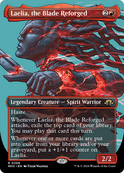 Laelia, the Blade Reforged (Borderless) (MH3-368) - Modern Horizons 3 Foil