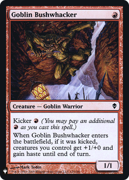 Goblin Bushwhacker (LIST-125) - The List Foil