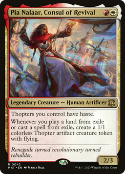 Pia Nalaar, Consul of Revival (MAT-042) - March of the Machine: The Aftermath Foil