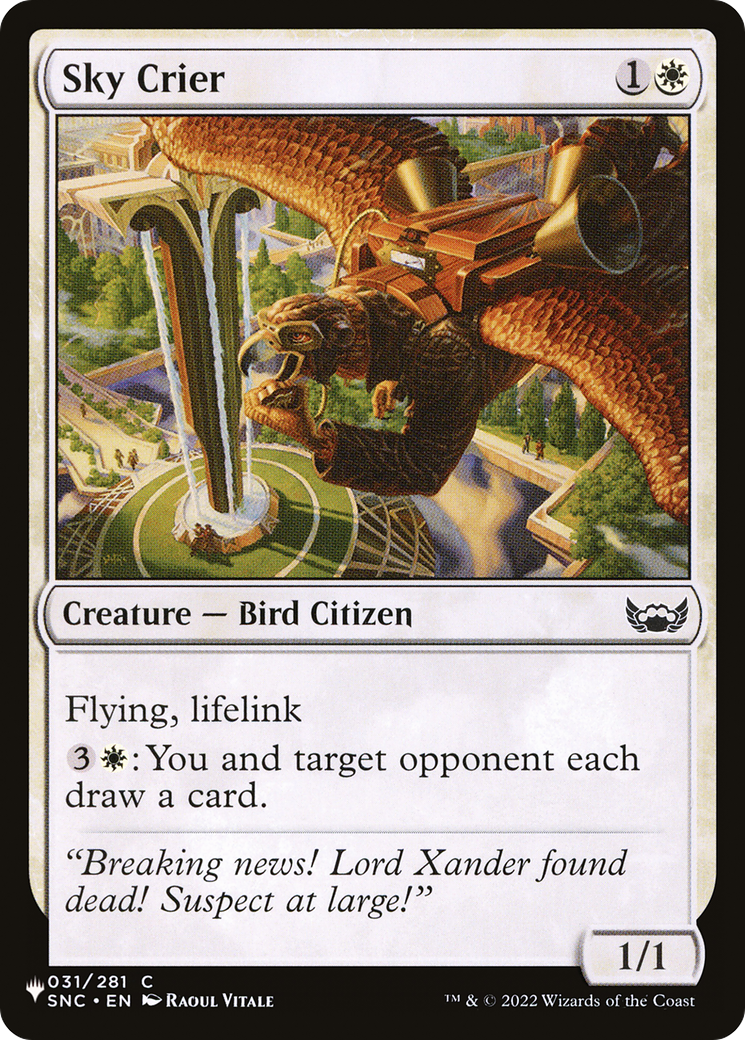 Sky Crier (LIST-031/281) - The List