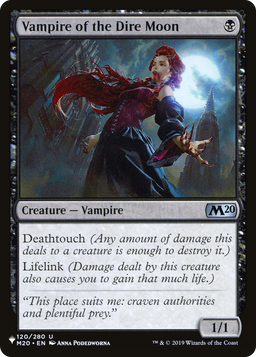 Vampire of the Dire Moon (LIST-120/280) - The List