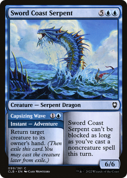 Sword Coast Serpent (CLB-099) - Commander Legends: Battle for Baldur's Gate Foil