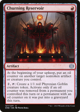 Churning Reservoir (ONE-127) - Phyrexia: All Will Be One Foil