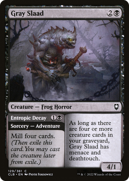 Gray Slaad (CLB-129) - Commander Legends: Battle for Baldur's Gate Foil