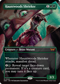 Hauntwoods Shrieker (Borderless) (DSK-349) - Duskmourn: House of Horror Foil