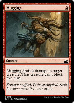 Mugging (RVR-119) - Ravnica Remastered Foil