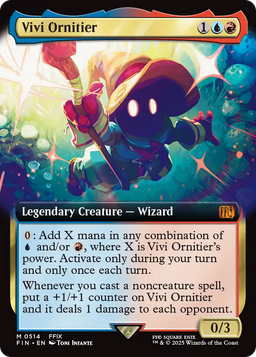 Vivi Ornitier (Extended Art) (FIN-514) - FINAL FANTASY: (Extended Art) Foil