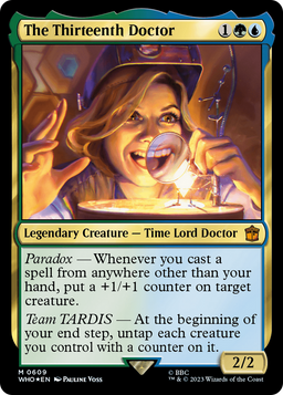The Thirteenth Doctor (Surge Foil) (WHO-609) - Doctor Who Foil