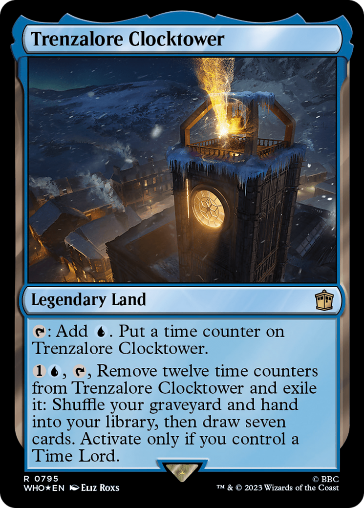 Trenzalore Clocktower (Surge Foil) (WHO-795) - Doctor Who Foil
