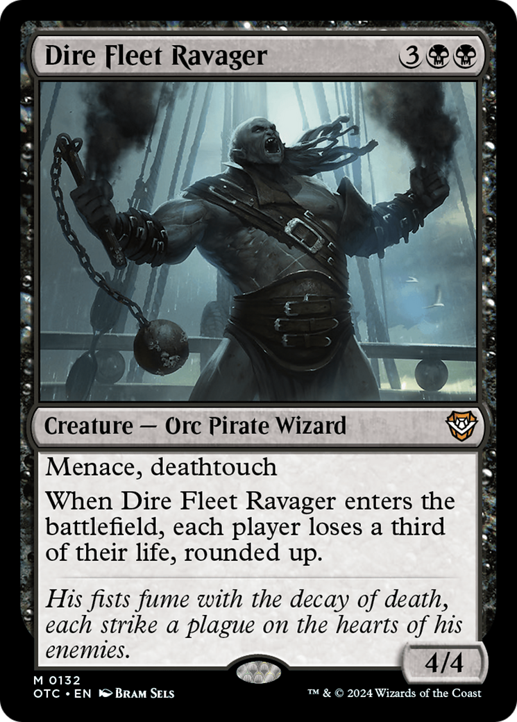 Dire Fleet Ravager (OTC-132) - Outlaws of Thunder Junction Commander