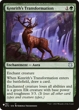 Kenrith's Transformation (LIST-162/062) - The List