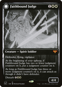 Faithbound Judge (DBL-279) - Innistrad: Double Feature: (Double Faced Transform)