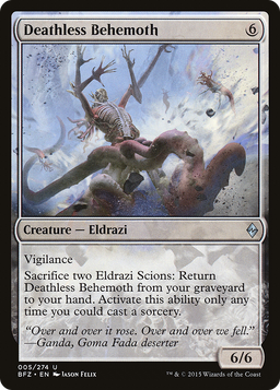 Deathless Behemoth (BFZ-005) - Battle for Zendikar Foil