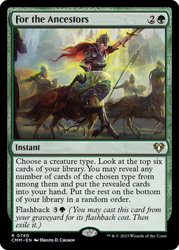 For the Ancestors (CMM-740) - Commander Masters