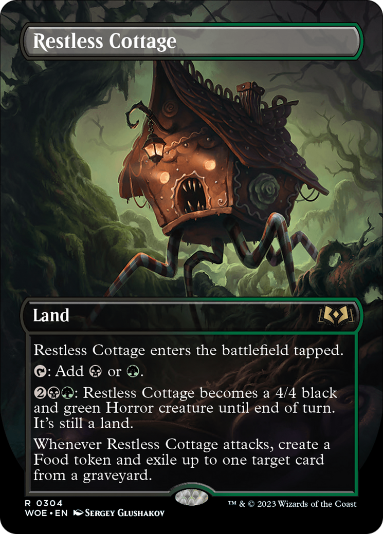 Restless Cottage (Borderless) (WOE-304) - Wilds of Eldraine Foil