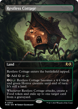 Restless Cottage (Borderless) (WOE-304) - Wilds of Eldraine