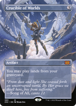 Crucible of Worlds (Borderless) (2X2-393) - Double Masters 2022