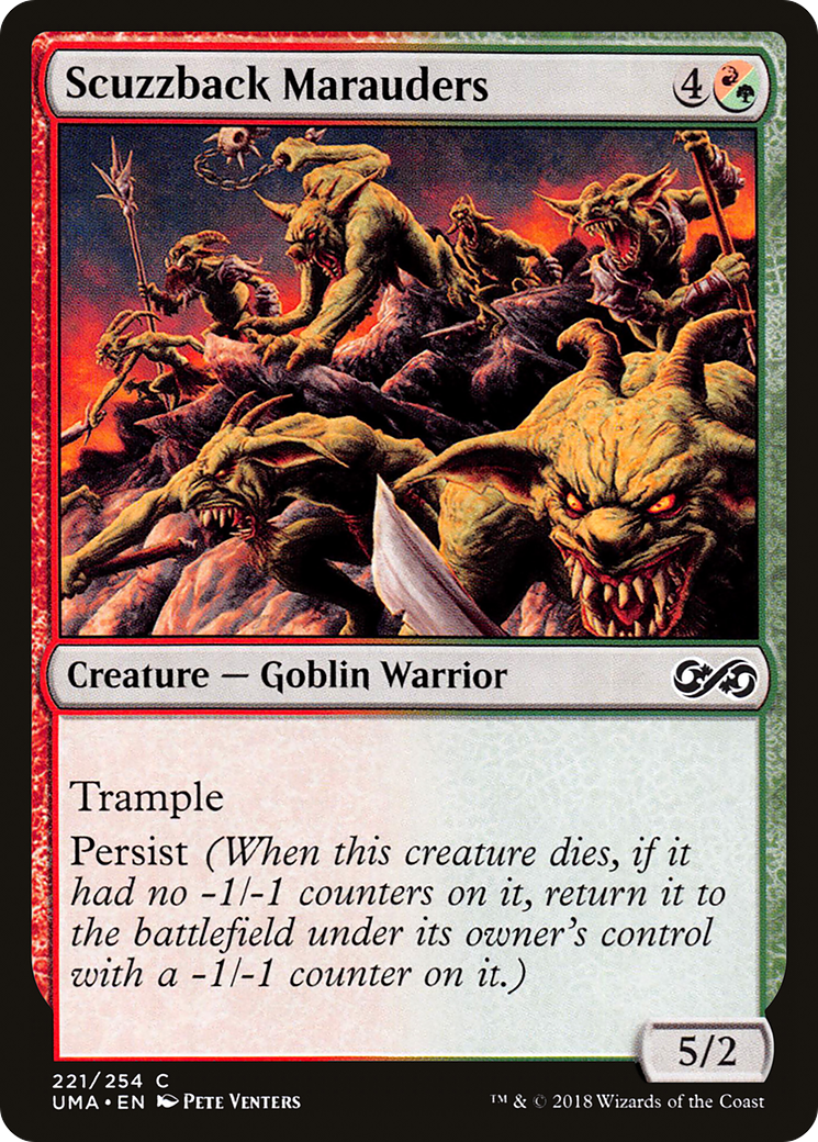 Scuzzback Marauders (UMA-221) - Ultimate Masters