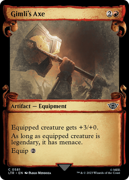 Gimli's Axe (Showcase Scrolls) (LTR-581) - The Lord of the Rings: Tales of Middle-earth: (Showcase)