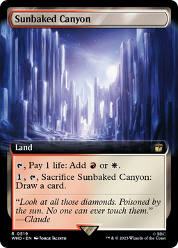 Sunbaked Canyon (Extended Art) (WHO-519) - Doctor Who: (Extended Art)