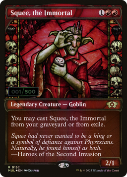 Squee, the Immortal (Serial Numbered) (MUL-152) - Multiverse Legends: (Showcase) Foil