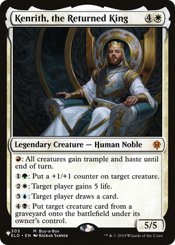 Kenrith, the Returned King (LIST-303/269) - The List