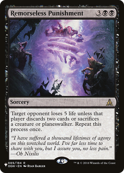 Remorseless Punishment (LIST-OGW-89) - The List