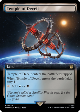 Temple of Deceit (Extended Art) (WHO-524) - Doctor Who: (Extended Art)