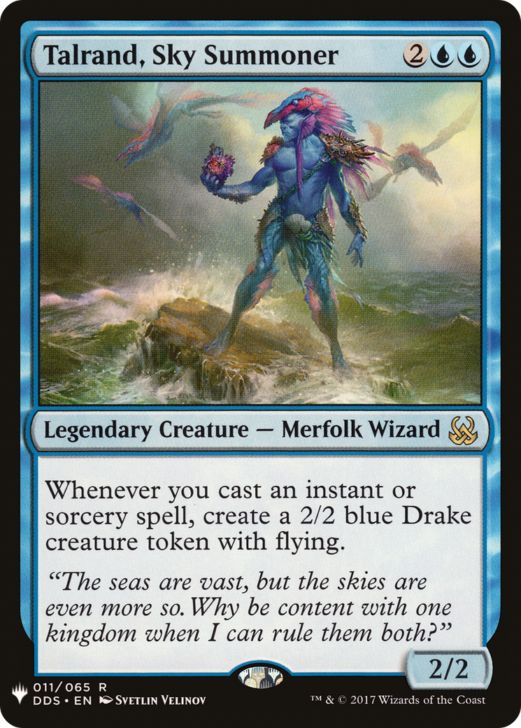 Talrand, Sky Summoner (LIST-011) - The List