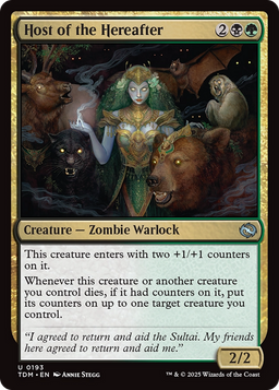 Host of the Hereafter (TDM-193) - Tarkir: Dragonstorm Foil