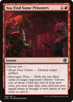 You Find Some Prisoners (AFR-169) - Adventures in the Forgotten Realms Foil