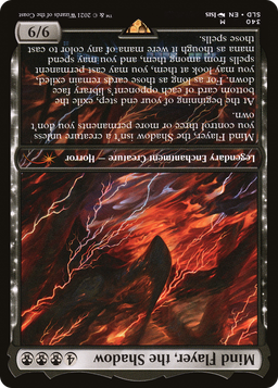 Mind Flayer, the Shadow (SLD-340) - Secret Lair Drop / Mind Flayer, the Shadow: (enchantment) Foil
