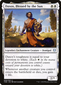 Daxos, Blessed by the Sun (THB-009) - Theros Beyond Death: (enchantment)