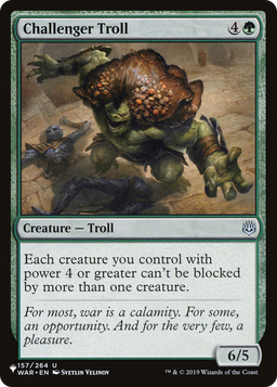 Challenger Troll (LIST-WAR-157) - The List