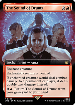 The Sound of Drums (Extended Art) (WHO-391) - Doctor Who: (Extended Art) Foil