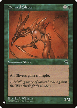 Horned Sliver (LIST-) - The List