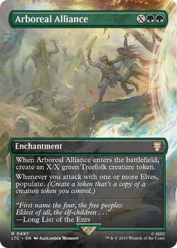 Arboreal Alliance (Borderless) (LTC-497) - Tales of Middle-earth Commander Foil