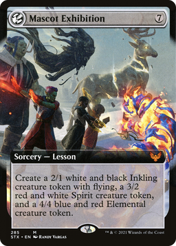 Mascot Exhibition (Extended Art) (STX-285) - Strixhaven: School of Mages: (Extended Art, lesson) Foil