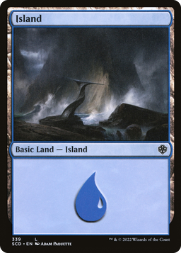 Island (339) (SCD-339) - Starter Commander Decks
