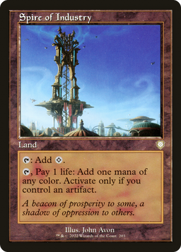 Spire of Industry (Retro Frame) (BRC-203) - The Brothers' War Commander