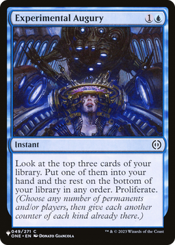 Experimental Augury (LIST-ONE-49) - The List