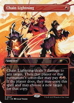 Chain Lightning (2047) (SLD-2047) - Secret Lair Drop (Borderless)