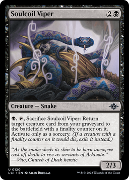 Soulcoil Viper (LCI-120) - The Lost Caverns of Ixalan Foil